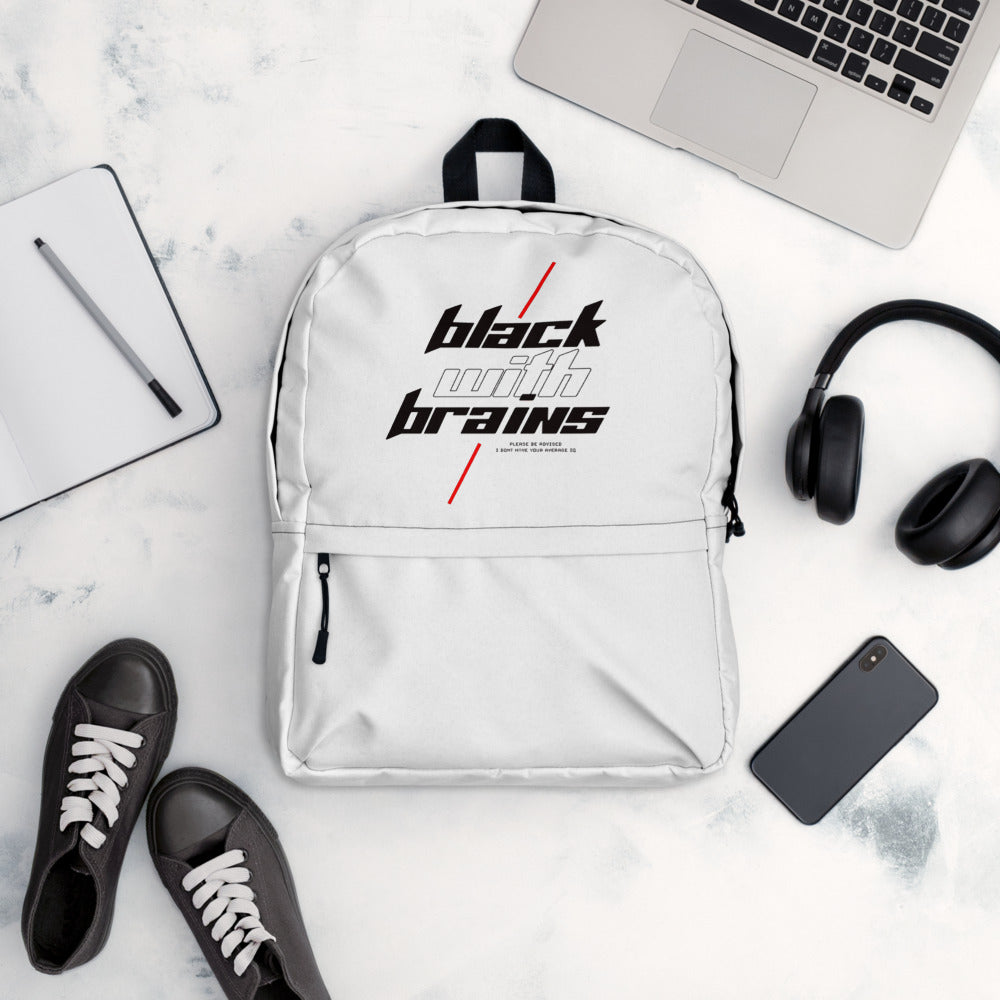 Black With Brains Backpack