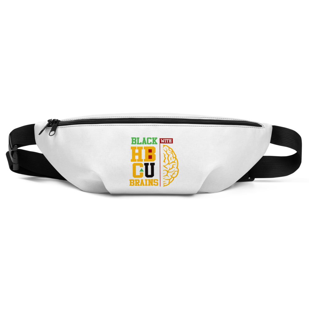 Black With HBCU Brains Fanny Pack