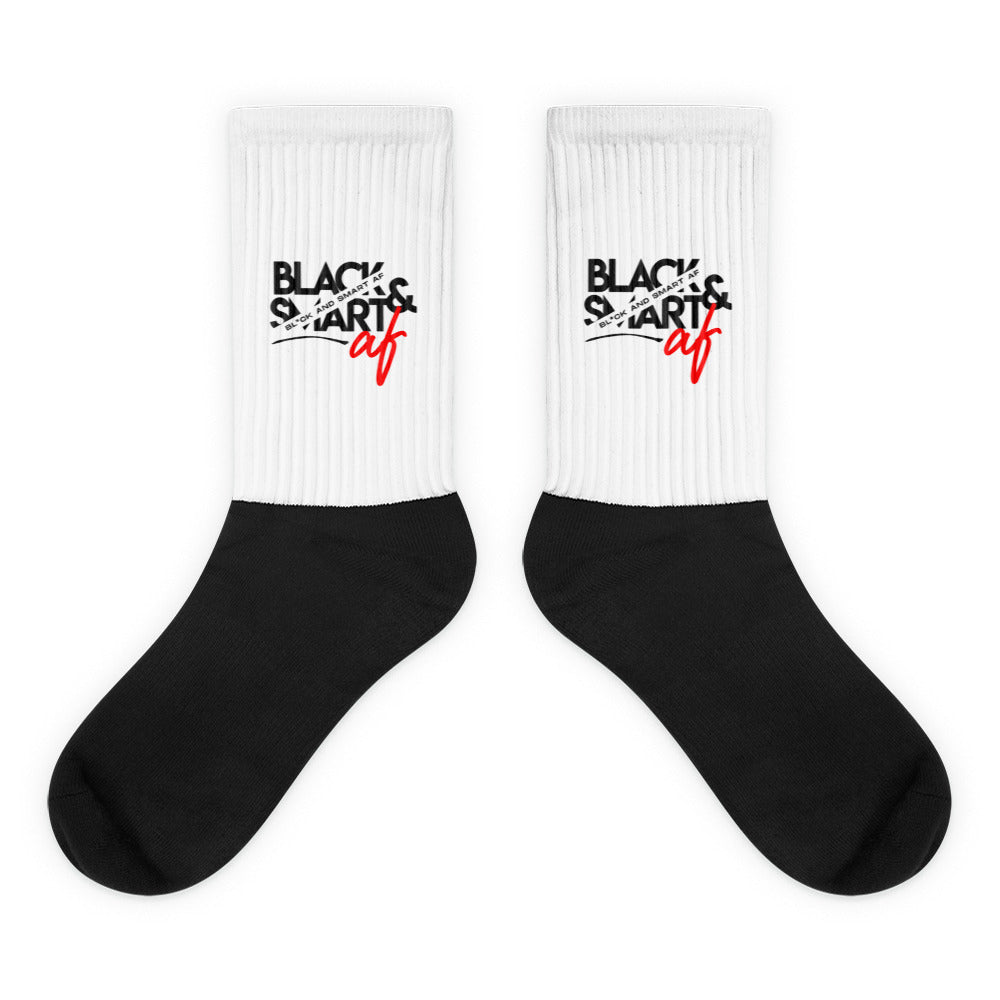 Black & Smart AF Socks