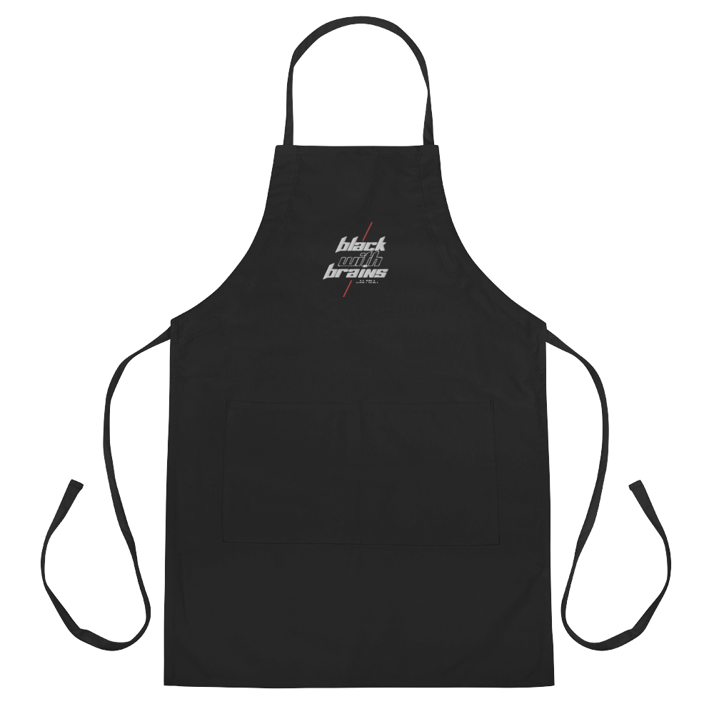 Black With Brains Apron