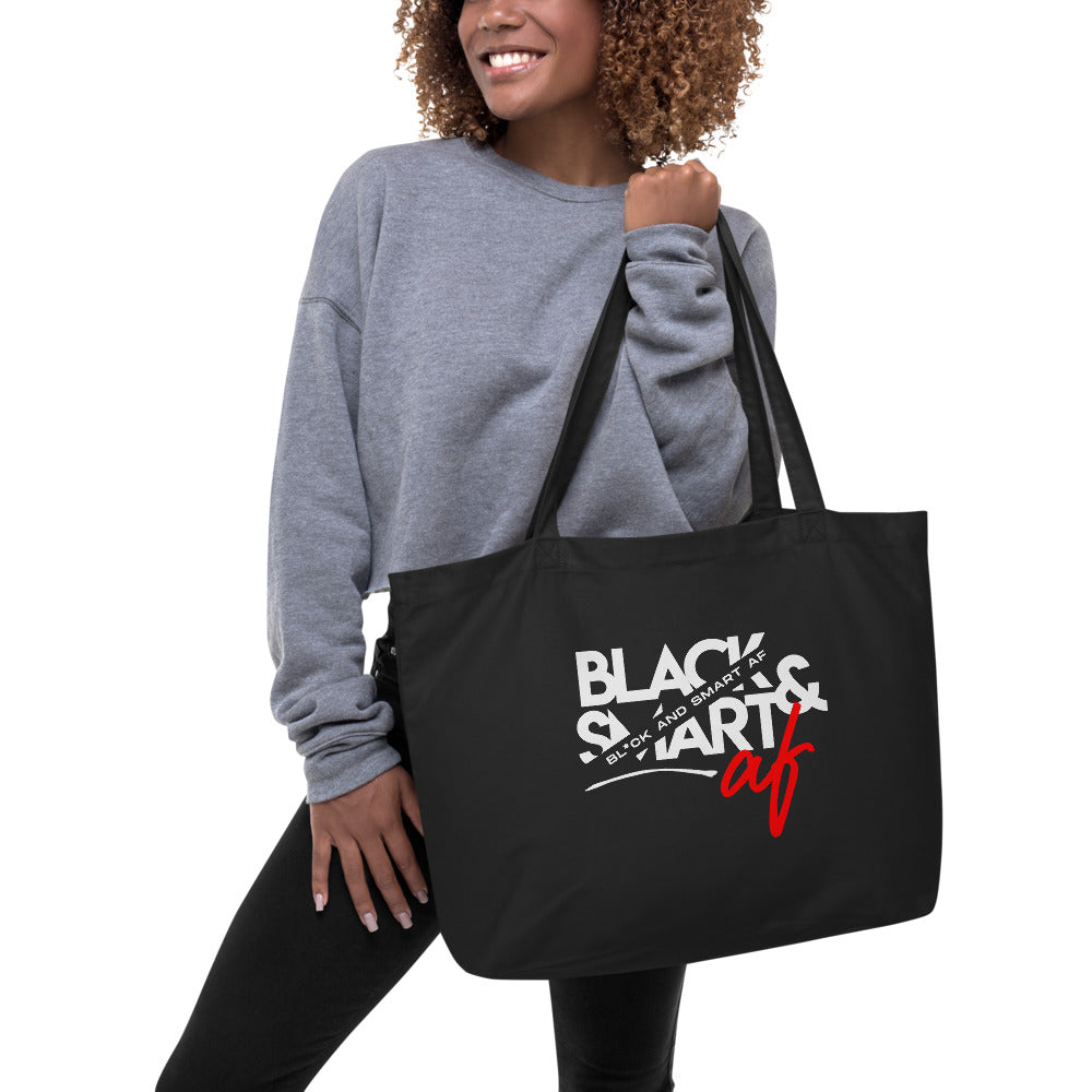 Black & Smart AF Tote Bag