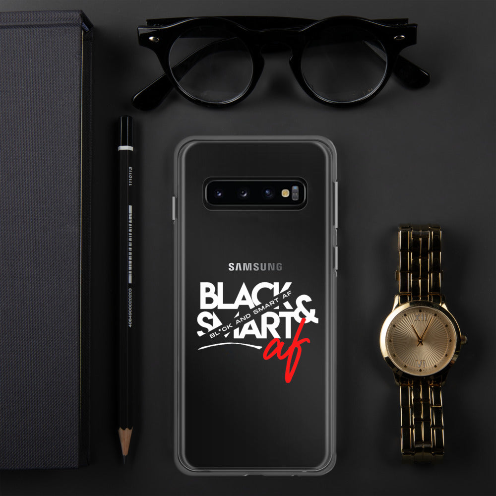 Black & Smart AF Samsung Case