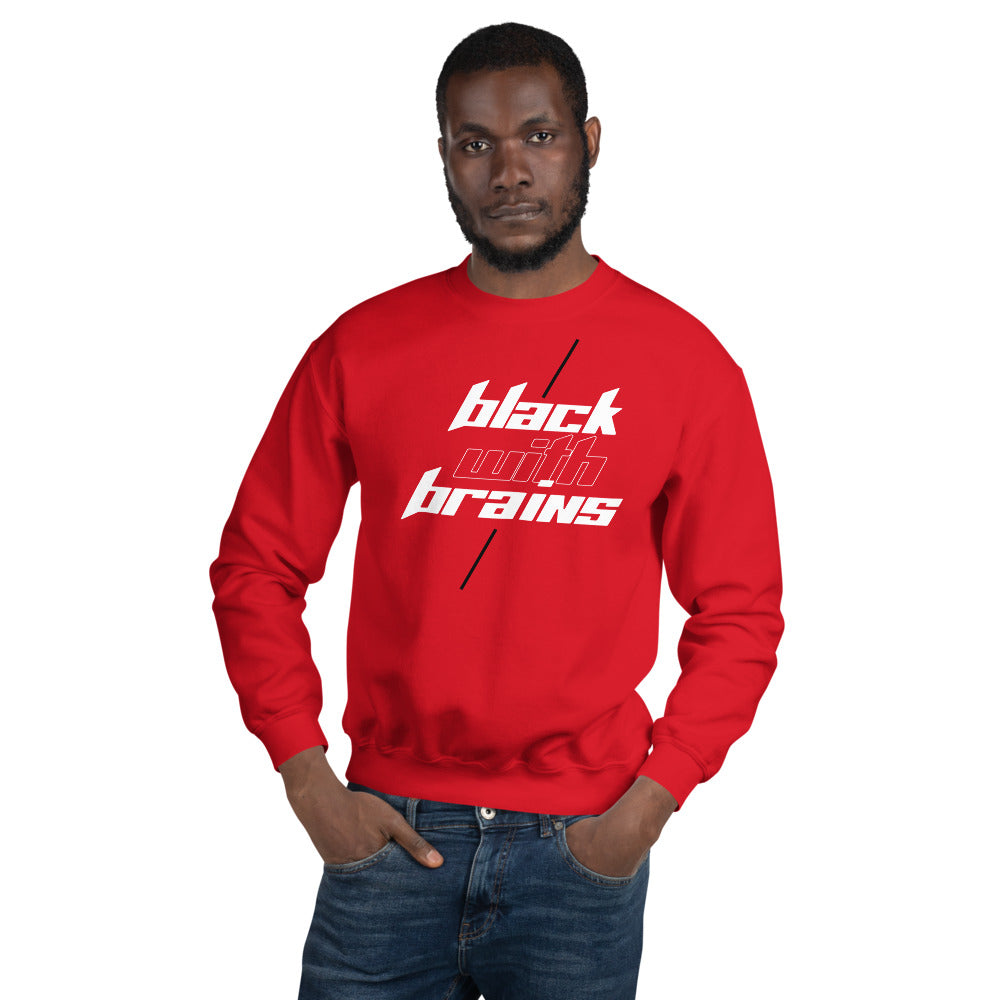 Black With Brains Unisex Sweatshirt