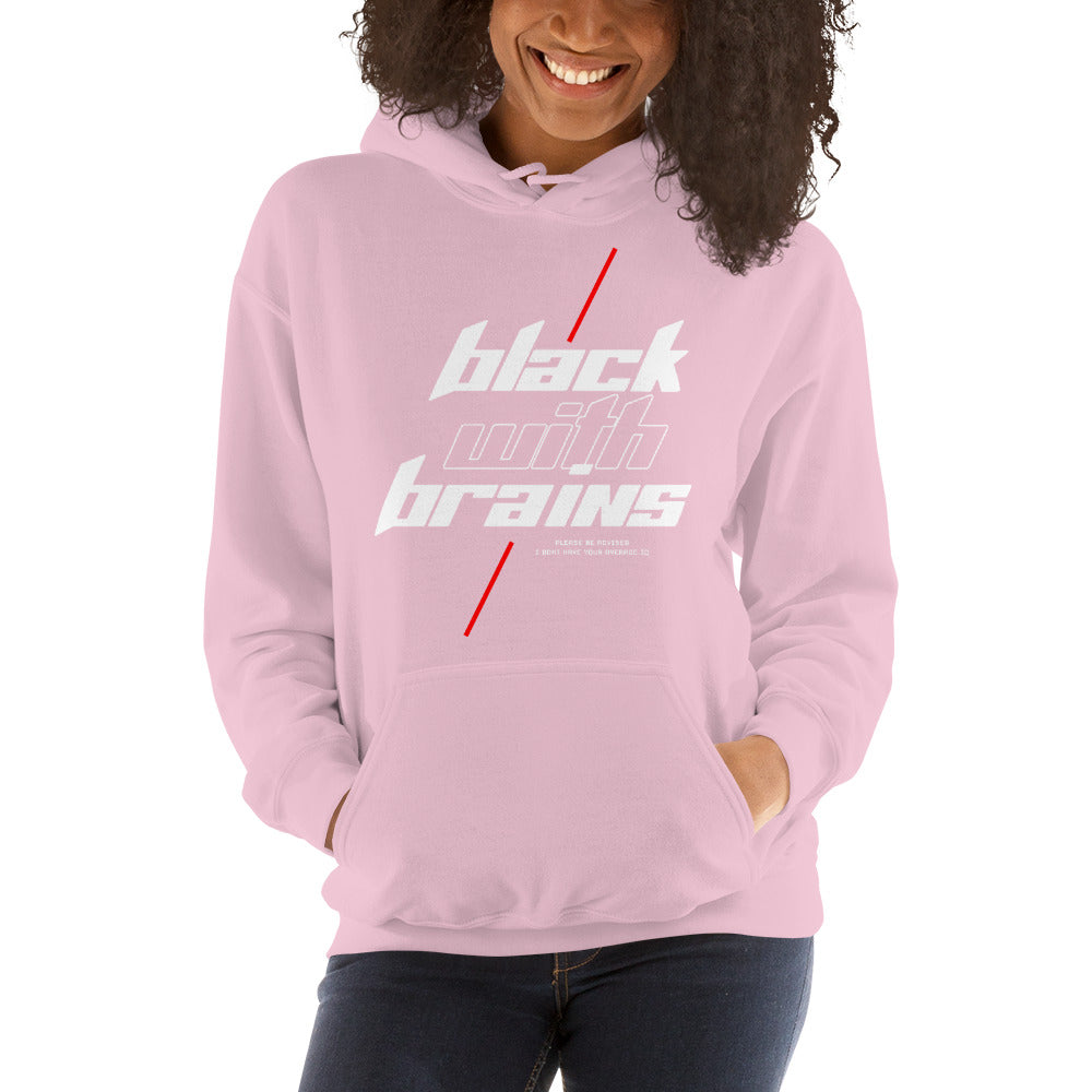 Black With Brains Unisex Hoodie