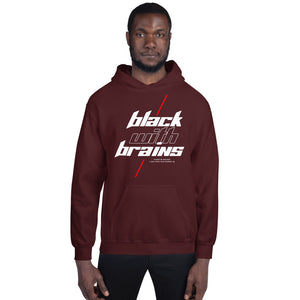 Black With Brains Unisex Hoodie